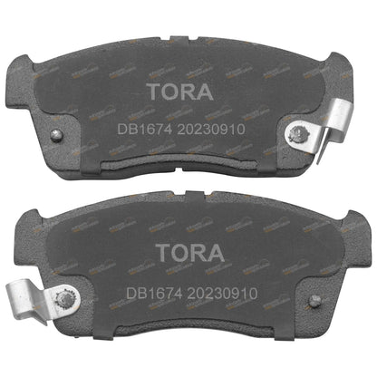 Set of 4 Front Disc Brake Pads for Suzuki Carry (1999–2005)