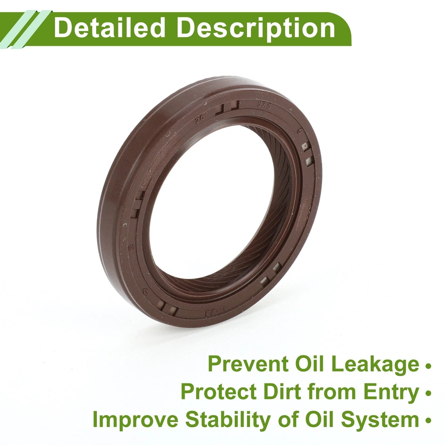 Front Crankshaft Oil Seal for Hyundai Accent Elantra, Kia Optima Rio (2000-2023)
