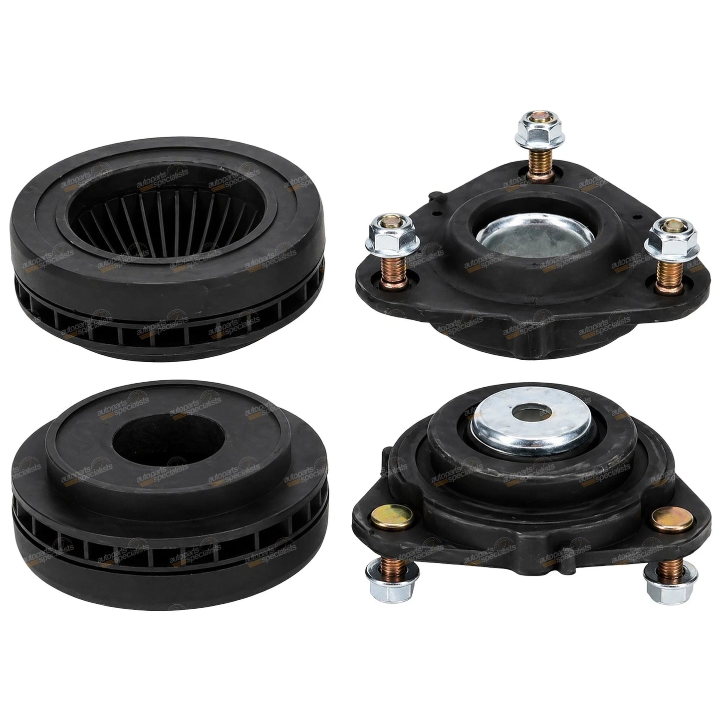 Set of 2 Front Strut Mounts for Ford Fiesta (2004–2005)