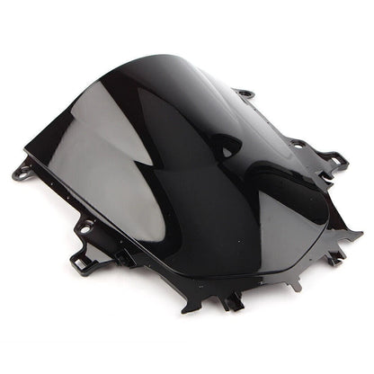 Double Bubble Windshield for Yamaha YZF R1 (2015–2017) Black ABS