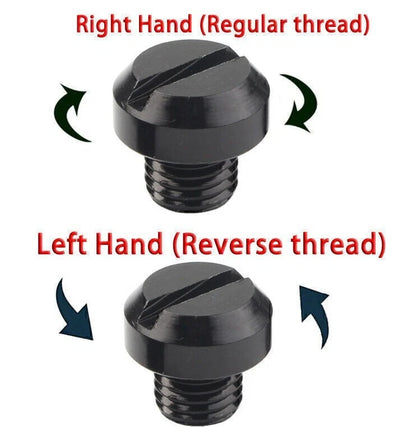 4X M10 Mirror Hole Plug for Yamaha Honda Suzuki Kawasaki BMW Aluminum
