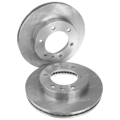 2 Front Disc Brake Rotors for Holden Colorado RG (2016–2019)