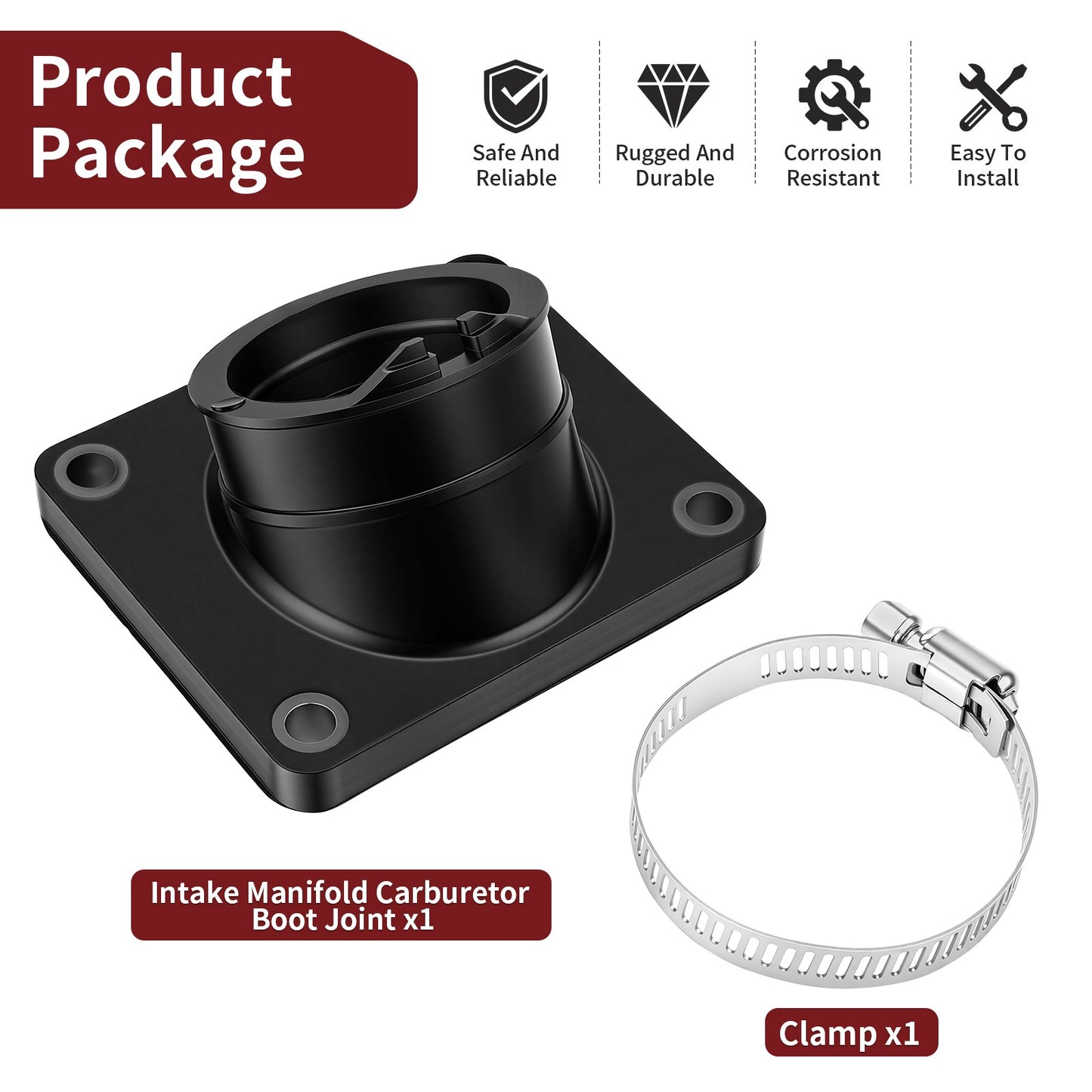 Intake Manifold Boot for Yamaha YZ250 YZ465 IT465 (1980–1982)