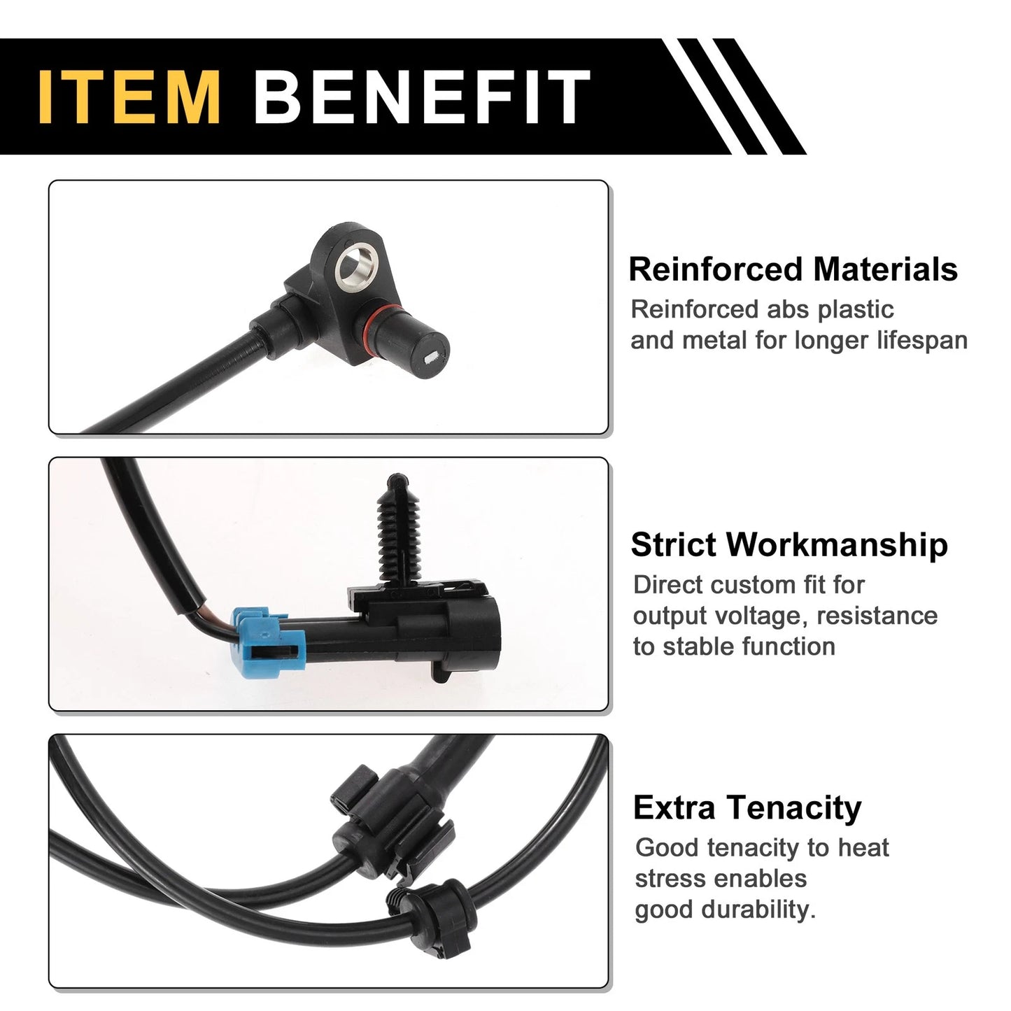 ABS Wheel Speed Sensor No. 15037208 for Chevrolet Silverado 3500 (2001–2007)