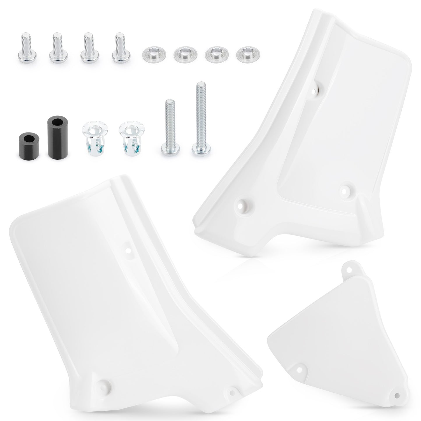 Side Panels for Honda XR200R (1984–2002) Left Right Cover White Plastic