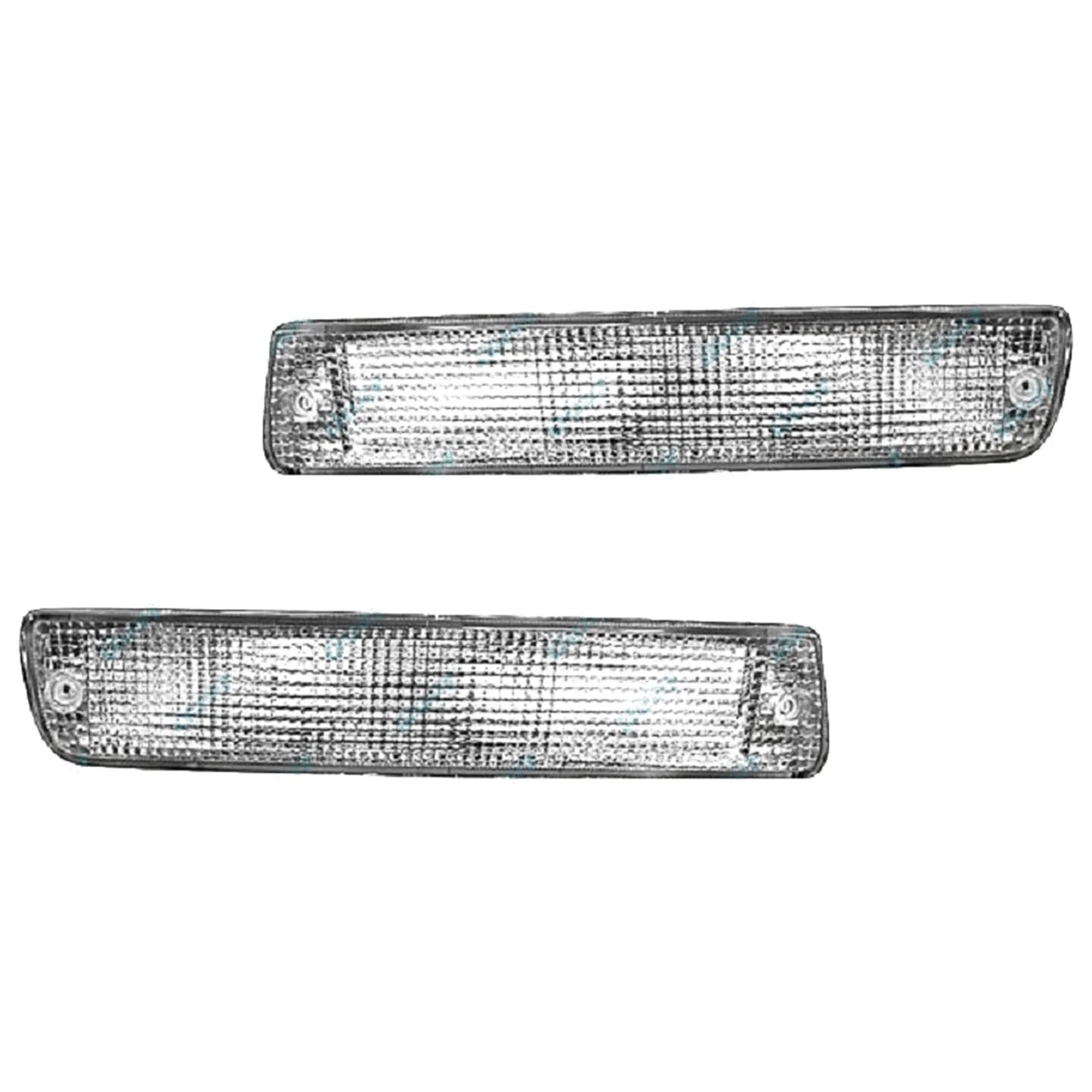 LH+RH Clear Front Indicators for Toyota Landcruiser 80 Series 90-97 Left Right