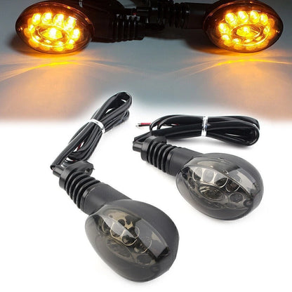 LED Turn Signal Light Smoke Lens for Kawasaki Ninja 250R (2008–2012)