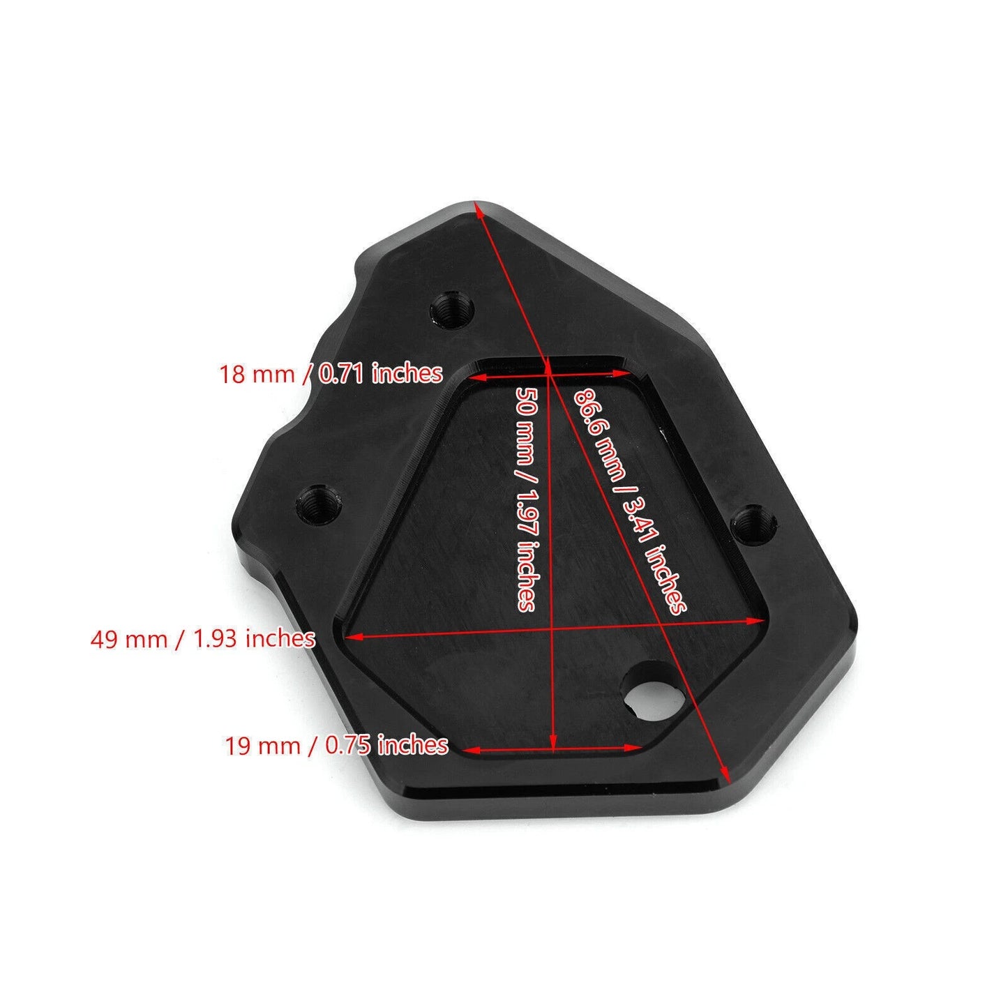 Side Stand Extension Plate for Suzuki V-Strom DL1050XT (2020–2023)