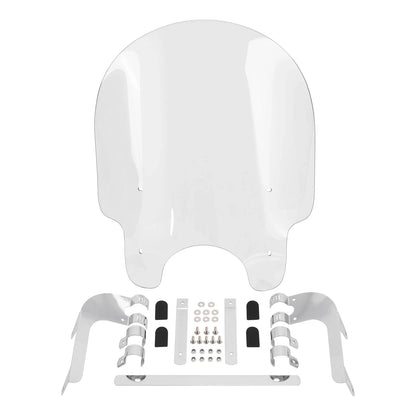 39mm Clamps Windscreen Windshield for Harley Dyna Sportster XL883 1200