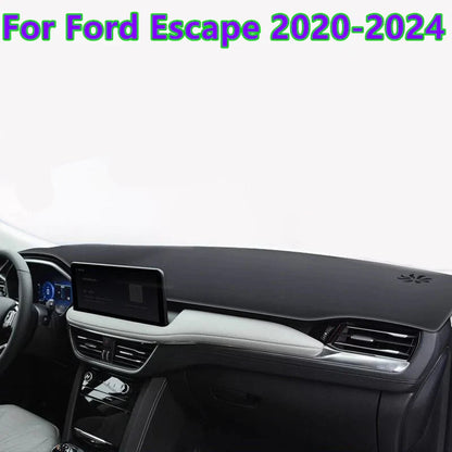 Leather Dashboard Cover Pad Mat for Ford Escape (2020–2024)