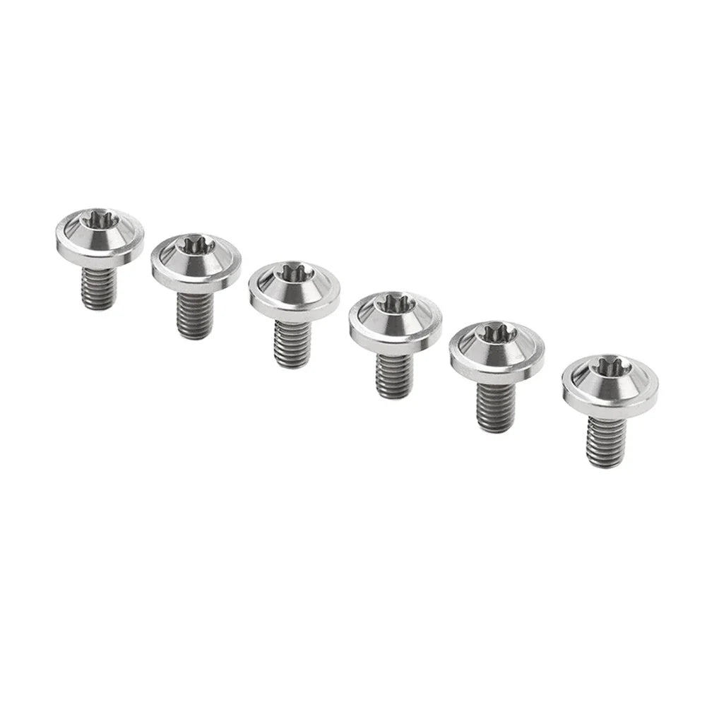6 x M5x25mm Titanium Alloy Torx Head Bolts for Bike Motorcycle