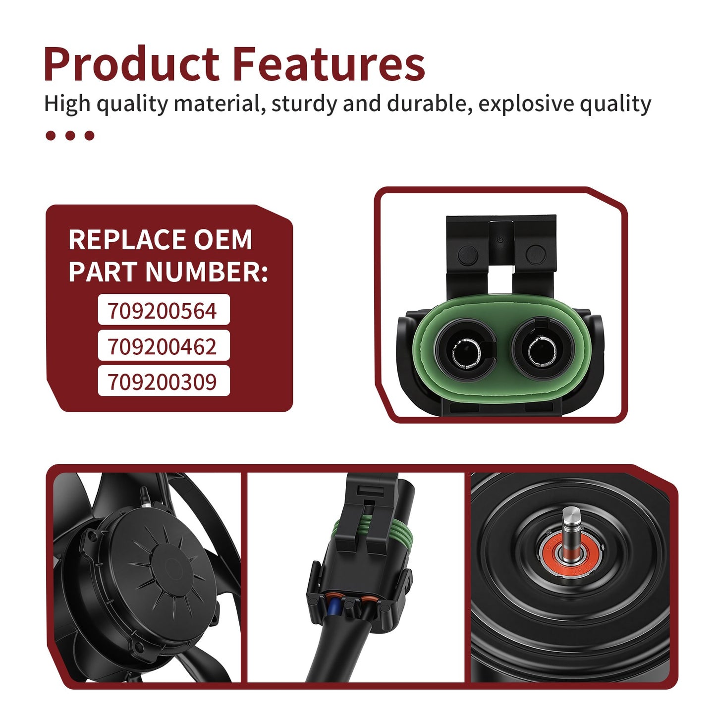 Radiator Cooling Fan for Can-Am Outlander Max 1000/1000R (2012–2024)