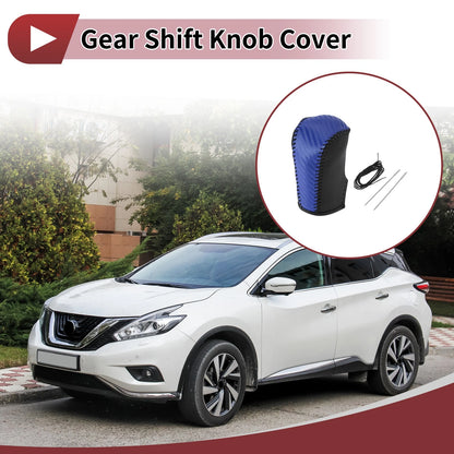 1 Pc Gear Shift Knob Cover for Nissan Murano (2009–2013) Black Blue