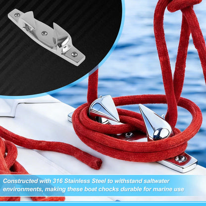 Boat Bow Chock for Marine 316 Stainless Steel (152 mm Length)