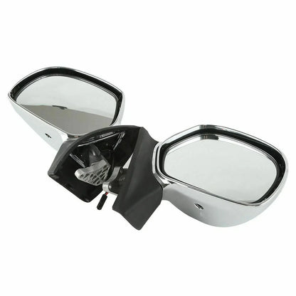 Chrome Rear View Mirrors Clear Lens for Honda Goldwing GL1800 (2001-2017)
