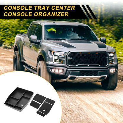 Center Console Armrest Organizer Tray for Ford F-150 (2015–2019)