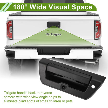 Tailgate Handle Backup Rear View Camera No.FL3Z-9943400-BA for Ford F-150 (2015–2018)