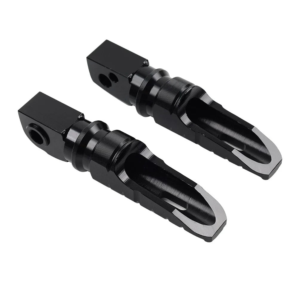 Black Rear Passenger Footrest Pegs for BMW G310GS G310R (2017-2024)