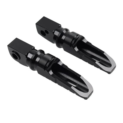 Black Rear Passenger Footrest Pegs for BMW G310GS G310R (2017-2024)