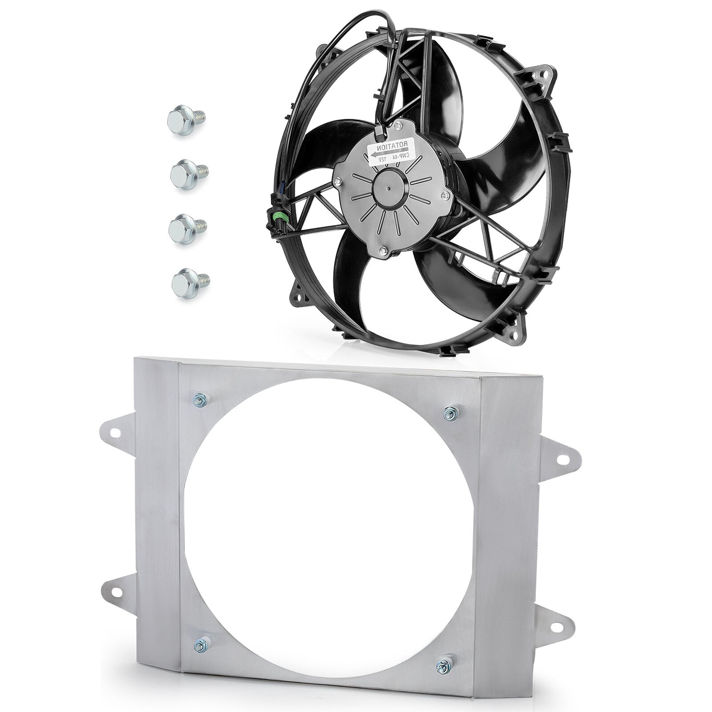 Radiator Cooling Fan with Shroud for Polaris Ranger 700 800 900 (2006–2019)