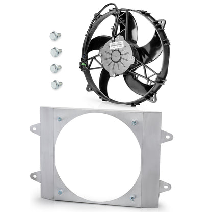 Radiator Cooling Fan with Shroud for Polaris Ranger 700 800 900 (2006–2019)