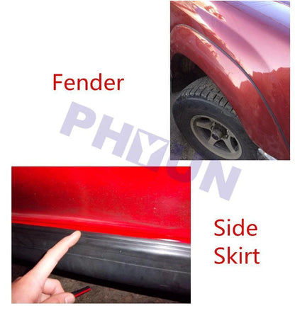 5M Slanted T Rubber Seal Strip Weatherstrip for Car Headlight Bumper Insert
