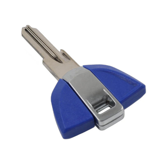 Uncut Blank Blade Key Blue for BMW G310GS G310R C650 GT F700 F800GS (2017-2023)