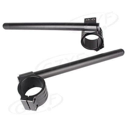 51mm Clip On Handlebar Fork Tubes  Black for Motorcycle Universal