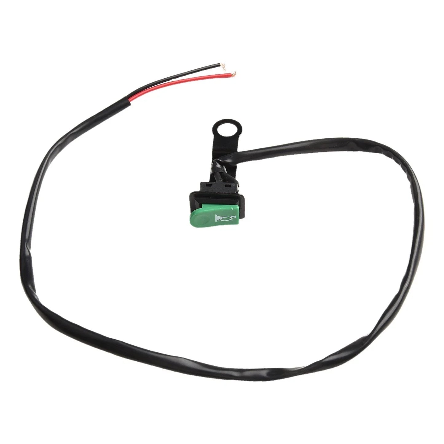 Push Button Switch for Motorcycles with Reflector Iron Bracket