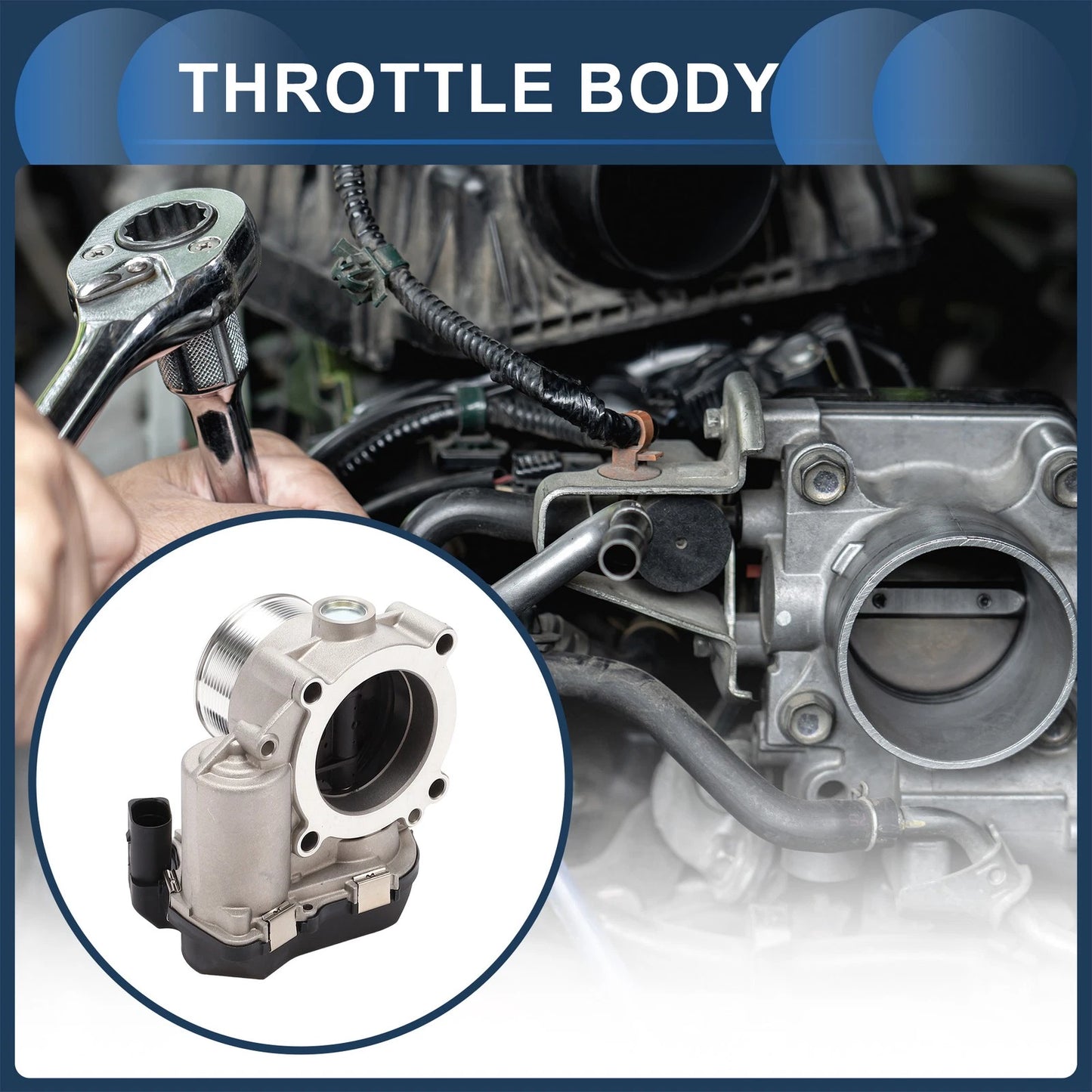 Throttle Body No. 06F133062Q for Audi A3 A4 A5 A6 Q3 Q5 TT (2000–2023)