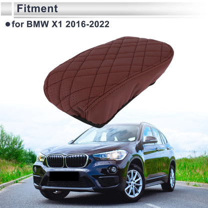 Center Console Cover for BMW X1 (2016–2022) Wine Red 1 Pc