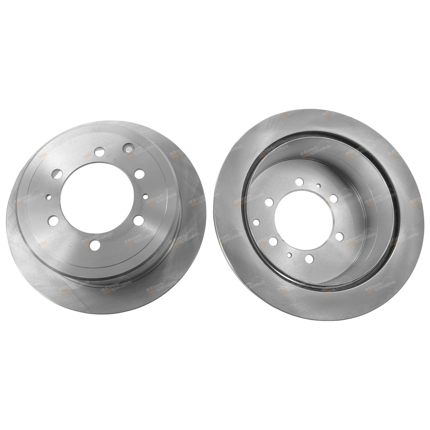 2 Rear Disc Brake Rotors for Toyota Landcruiser (1992–1998)