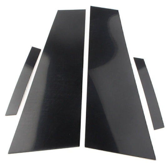 4 Pcs Door Trim Pillar Post Black Covers for MERCEDES CLS C219 (2006-2011)