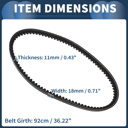 Drive Belt V-Belt for Murray Go Kart & 30 Series Go Kart Clutches (Go Karts)