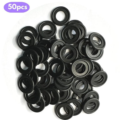 50 Pcs Rubber Oil Drain Plug Gasket Washers for Buick Chevrolet (M12)