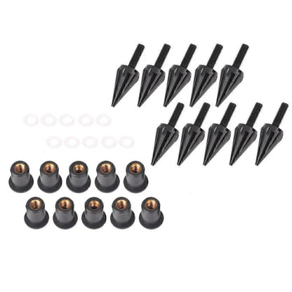 10 x Windshield Spike Bolts Screws for Yamaha Honda Kawasaki Suzuki