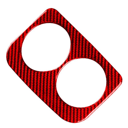 Red Rear Water Cup Holder Panel Cover Trim for Subaru WRX STI (2015–2021)