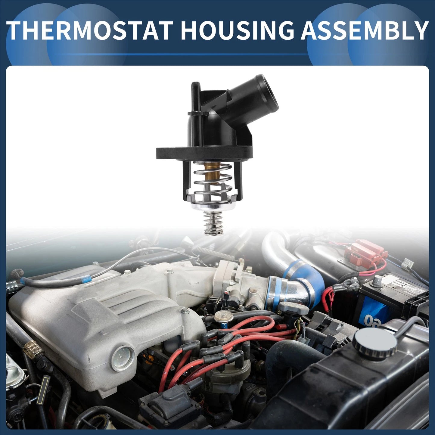 Engine Coolant Thermostat Housing Assembly for Chevrolet Silverado 1500 (2007–2013)