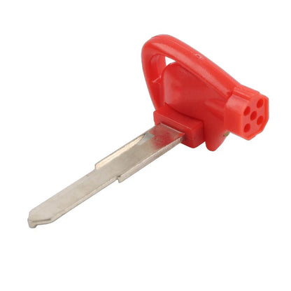 Red Right Ignition Key Blank Shell Case Uncut Blade for Yamaha Scooter
