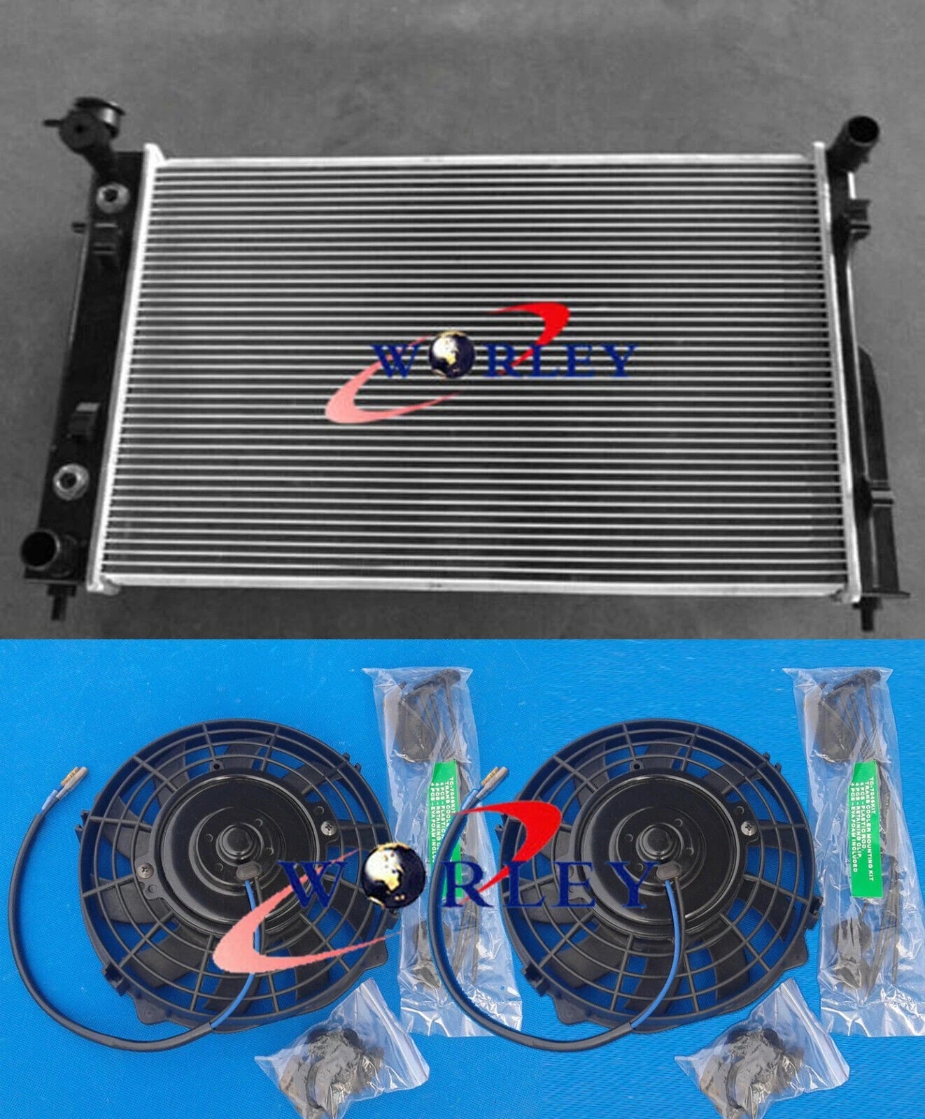 Radiator and Fans for Holden Commodore VY V6 3.8L (2002–2004)