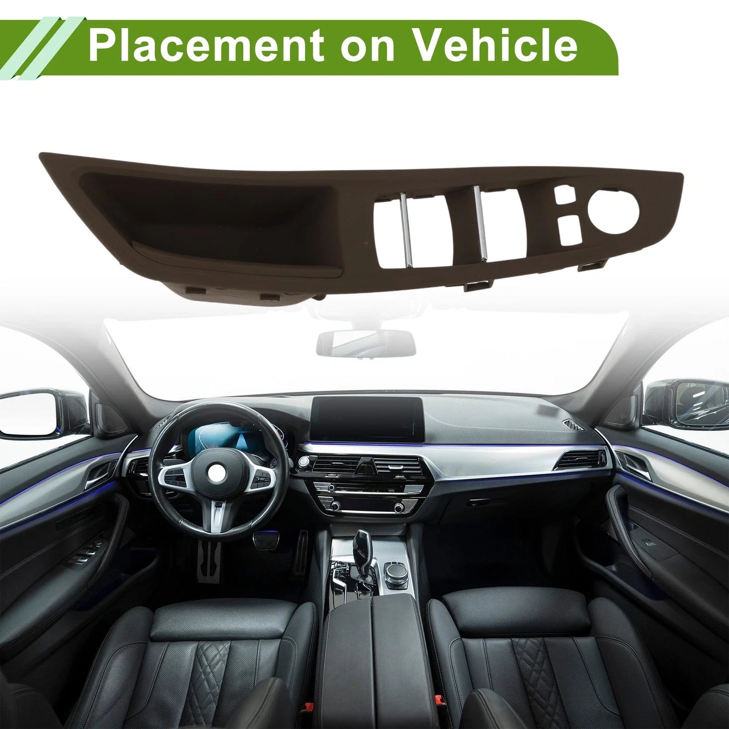 Front Left Window Switch Bezel Cover for BMW 5 Series (2010 - 2016)
