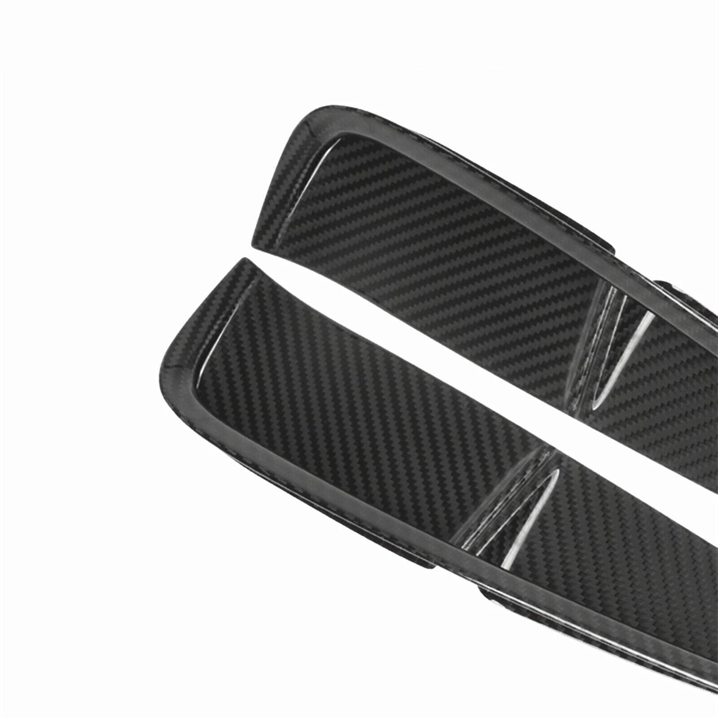 1 Pair Carbon Fiber Side Bonnet Air Vent Trim for Porsche Panamera (2017-2023)