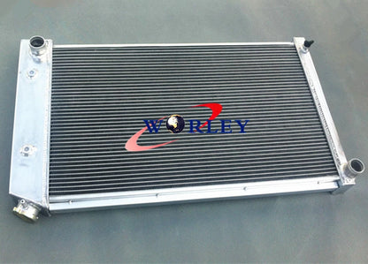 3 Core Aluminum Radiator with 2 Fans for Pontiac Firebird Trans Am (1970–1981)
