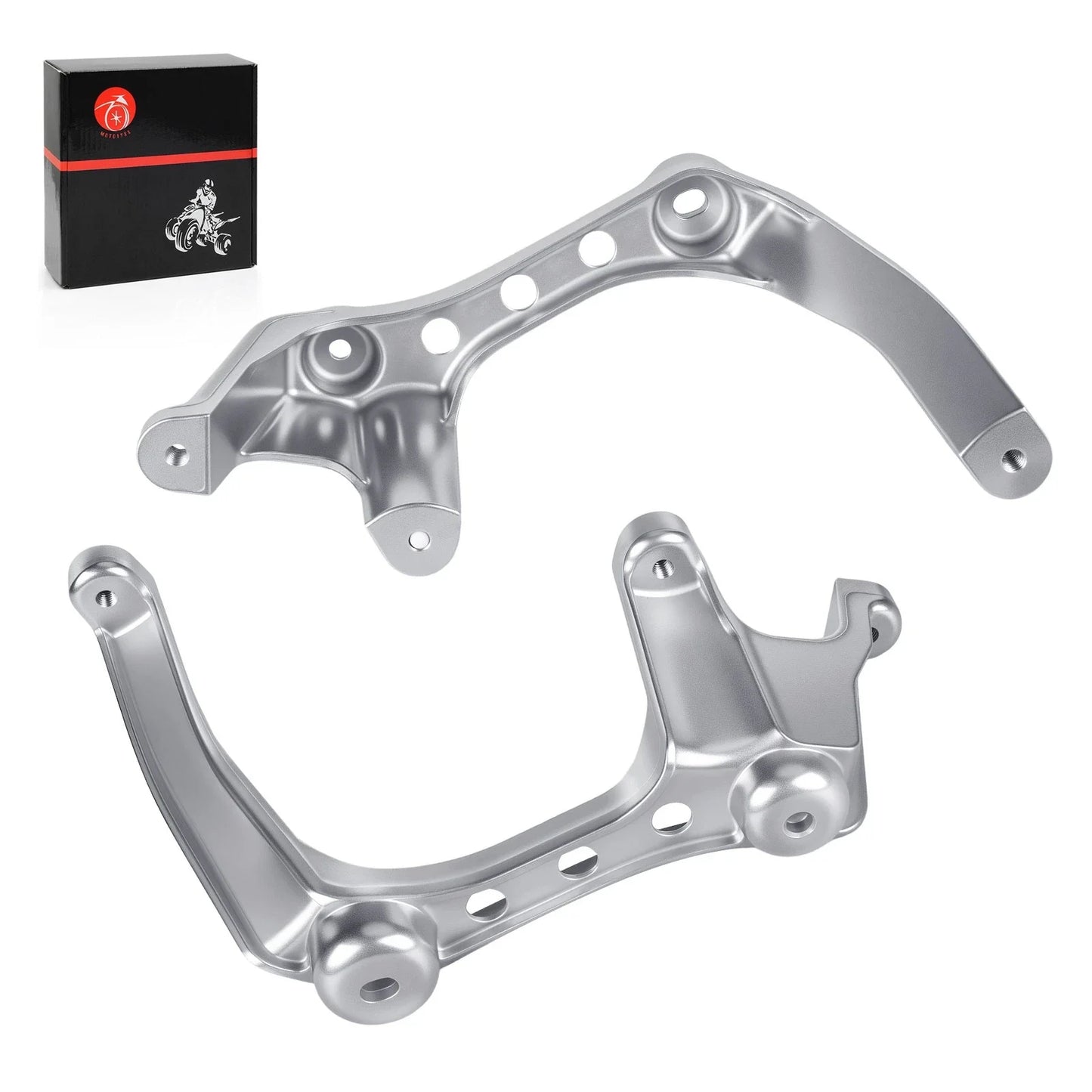 2 x Front Left & Right Fender Brackets for Yamaha Raptor 350 YFM350 (2004–2013)