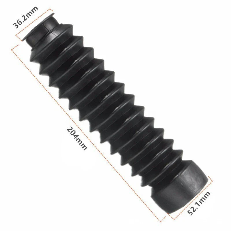 Black Front Fork Dust Boots for Honda CG125 Dirt Bike