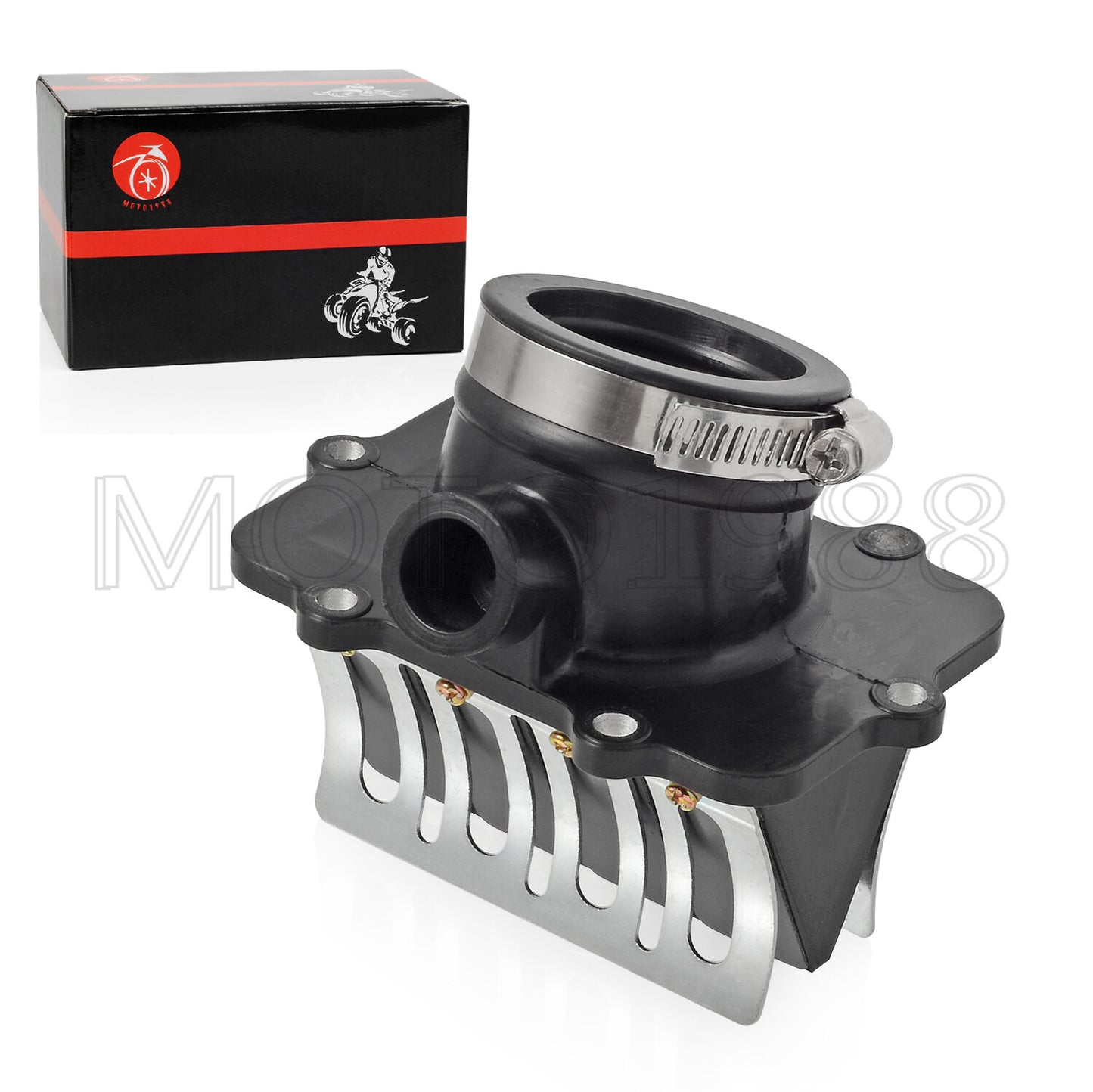 Carb Flange Intake Socket & Reed Valve for Ski-Doo GSX GTX Summit (2003–2023)