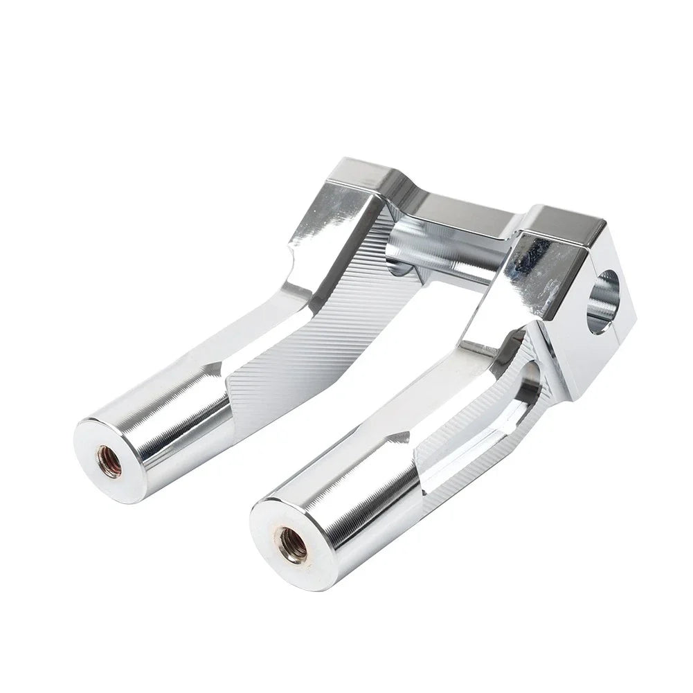 Chrome 6'' Pullback Handlebar Risers Clamp for Harley 1'' Handlebar
