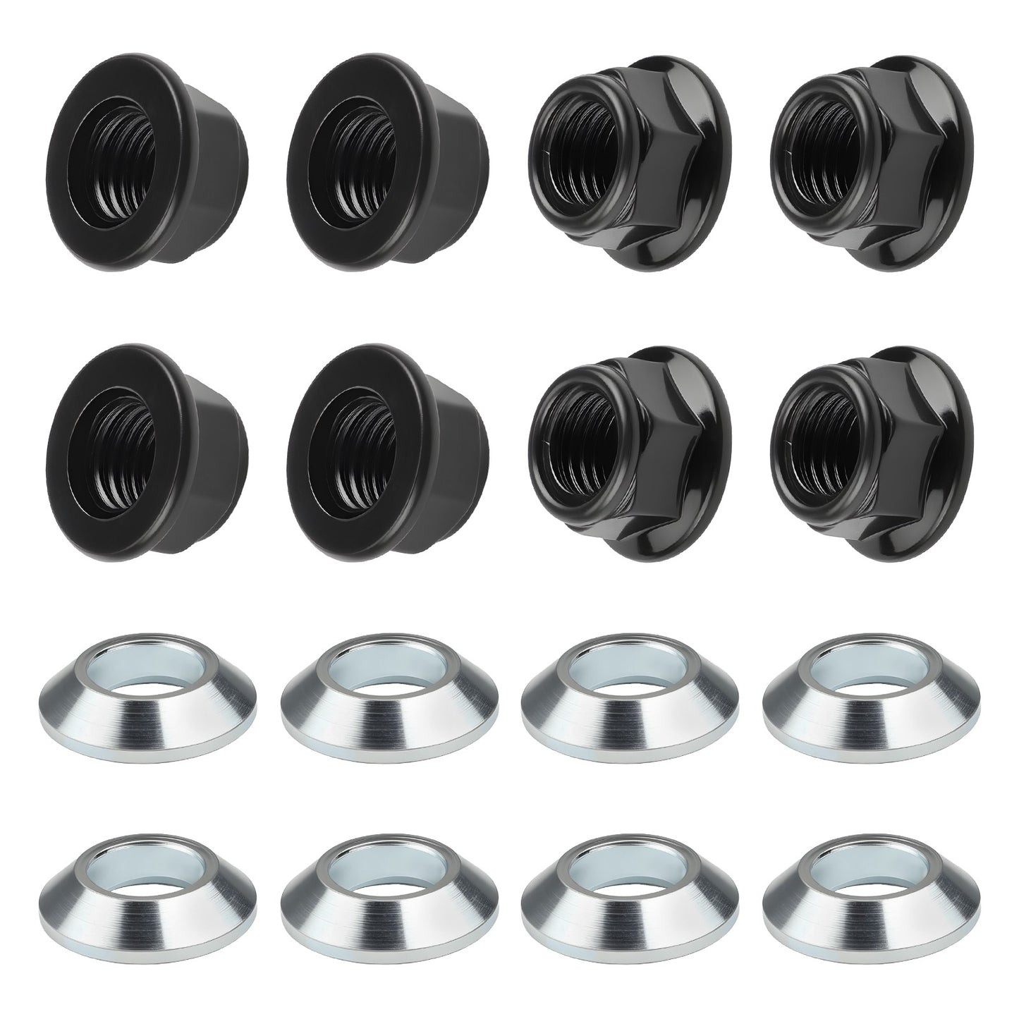 16pcs Lug Nuts for Honda TRX400EX TRX400X TRX450R TRX450ER TRX700XX (2000–2014)