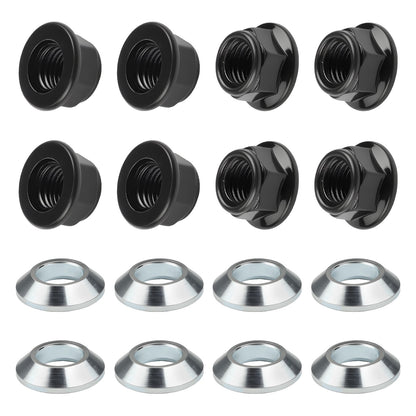 16pcs Lug Nuts for Honda TRX400EX TRX400X TRX450R TRX450ER TRX700XX (2000–2014)