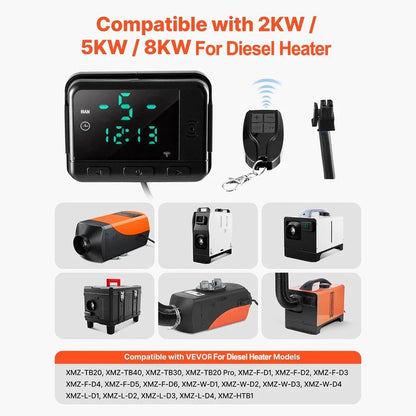 LCD Display Diesel Air Heater Controller for Parking Heater Systems